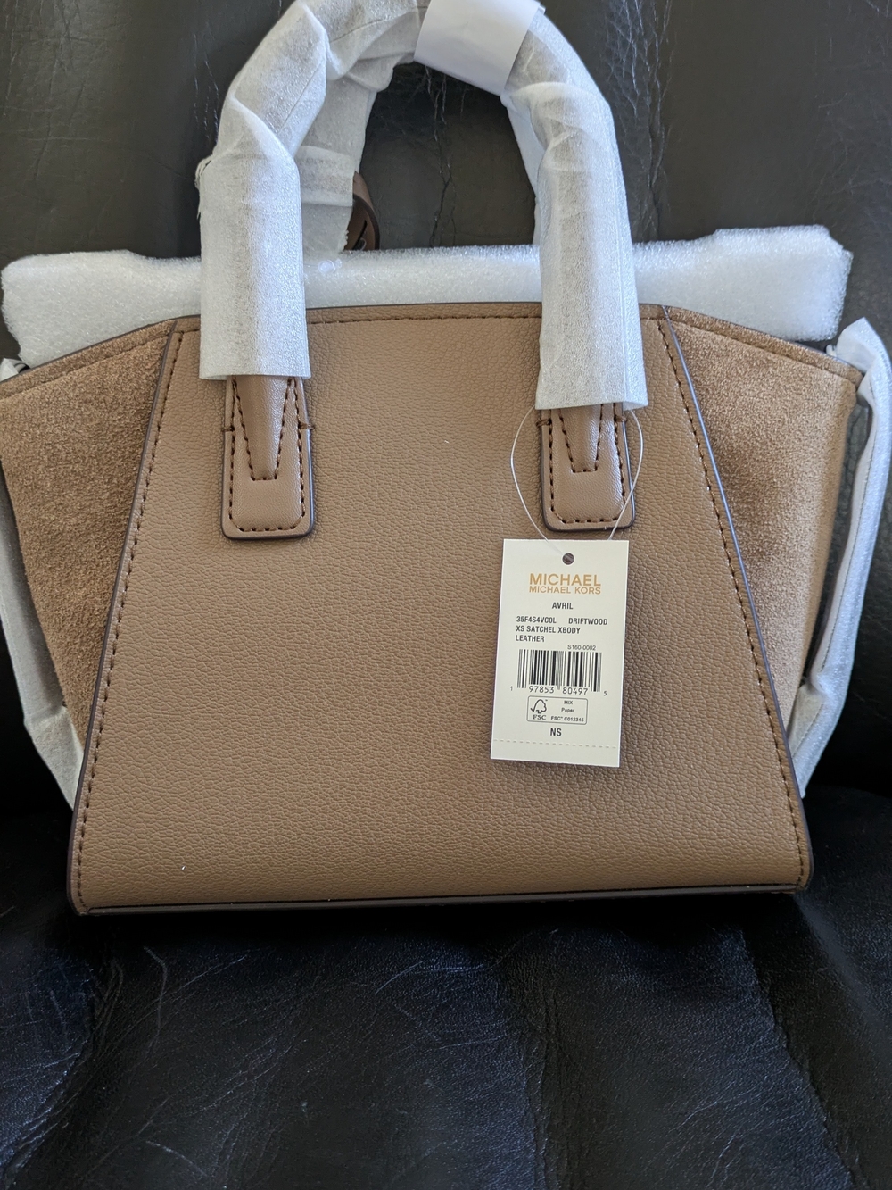 Michael Kors Avril Extra-Small Leather Satchel